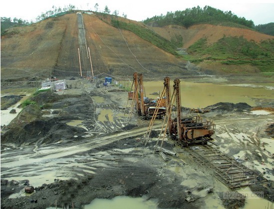 水利工程防渗墙施工动画