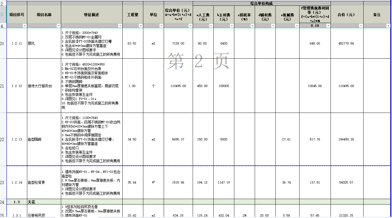 模拟清单及预算价编制过程中的要点和注意事项