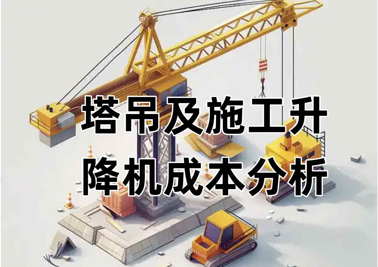 塔吊及施工升降机成本分析及创效点