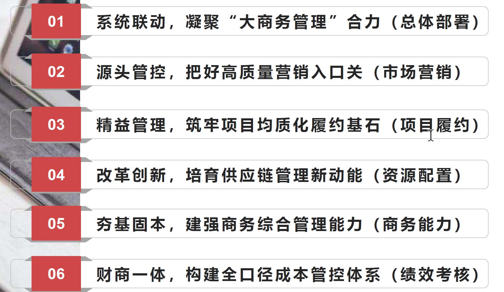 某名企商务系统建设与大商务管理实践工作方法总结
